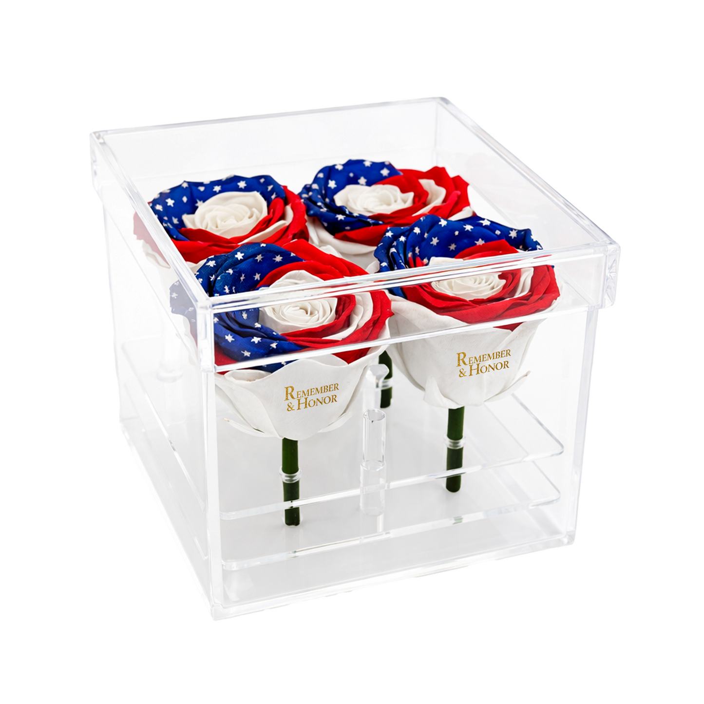 Remember & Honor Forever Rose Bouquet – 100% Real