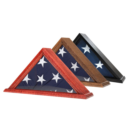 Jefferson Folded Flag Display Case for 3' x 5' Flag