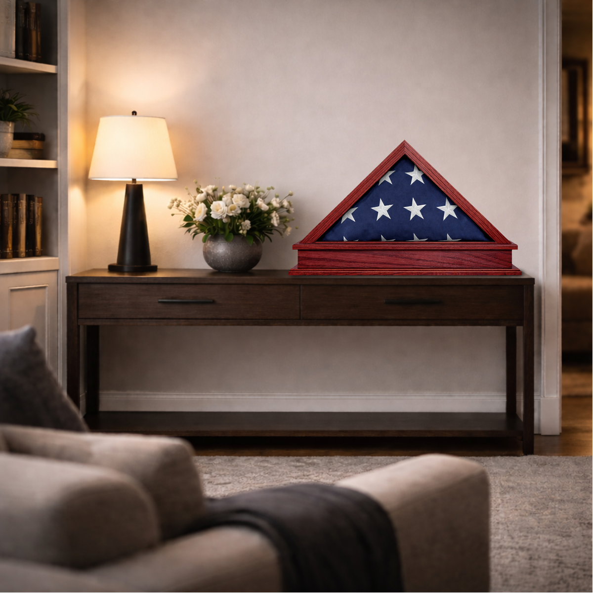 Jefferson Pedestal for 3' x 5' Flag Case