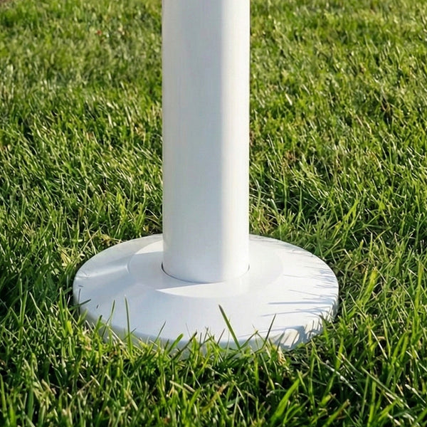 Aluminum Flash Collar - For 3" Diameter Pole - White Powder Coat