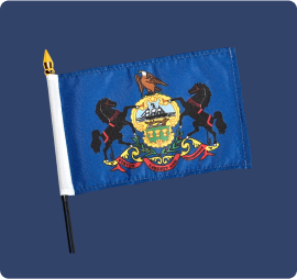 State Stick Flags
