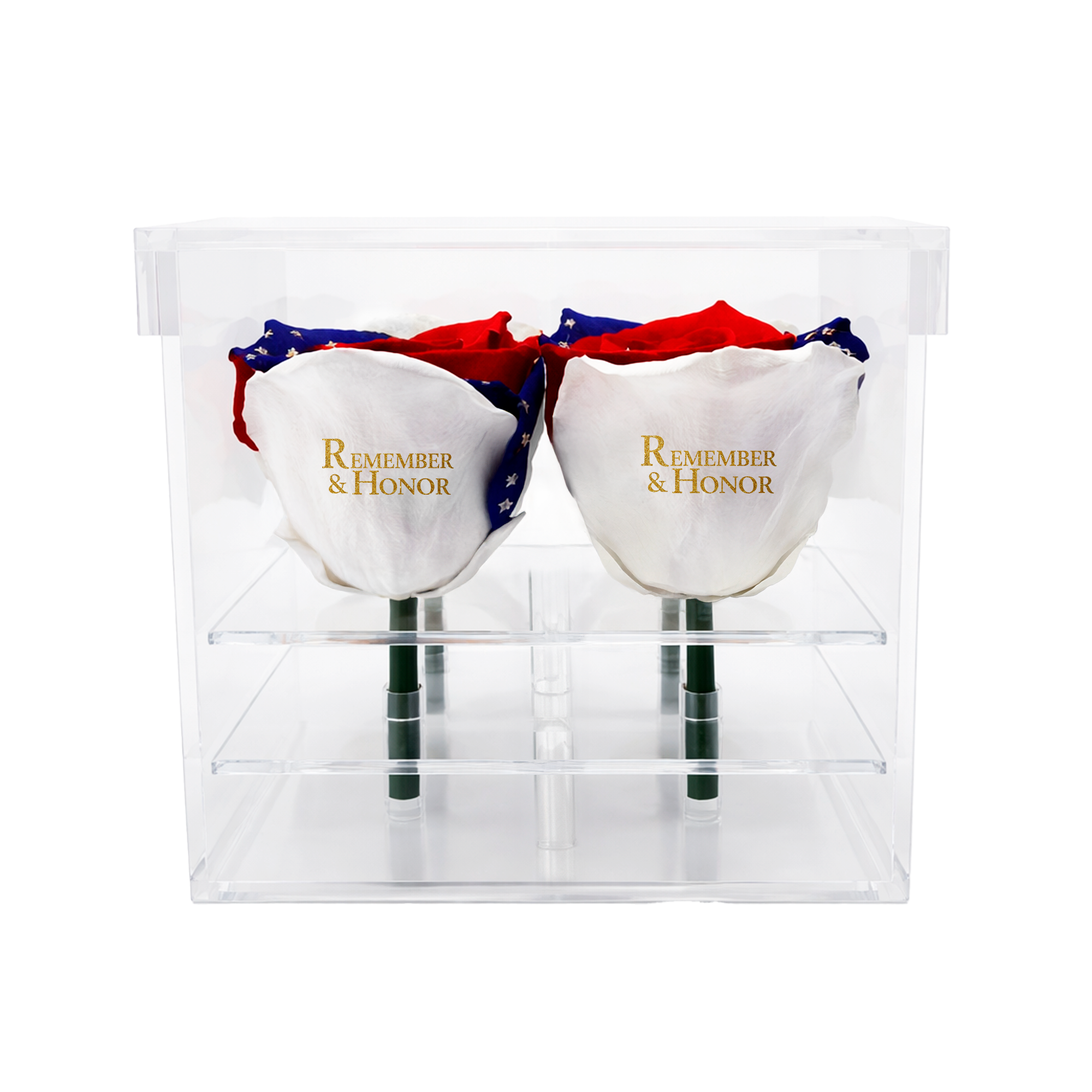 Remember & Honor Forever Rose Bouquet – 100% Real