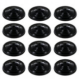 Weighted 5 Hole Flag Base for 4in x 6in Stick Flags - Black - 12 PK