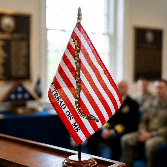 1st Navy Jack flag 4 x 6 inch