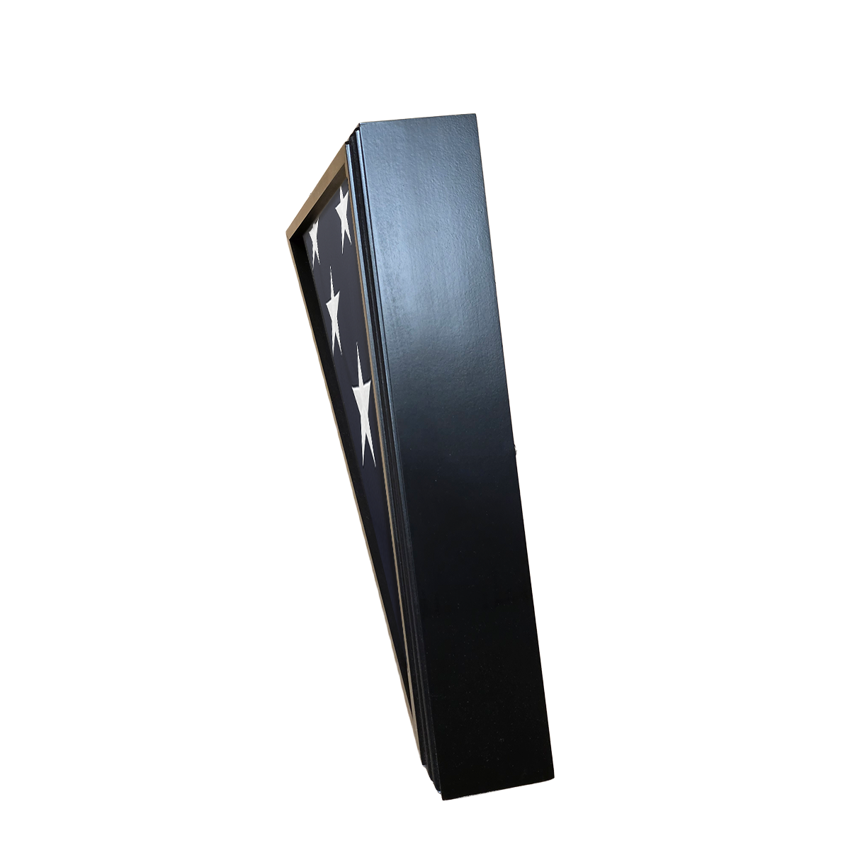 Cadet III Flag Display Case for 5ft x 9.5ft Flag - Black Cherry Case Only