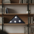 Cadet III Flag Display Case for 5ft x 9.5ft Flag - Black Cherry Case Only