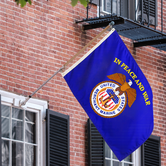 Merchant Marine 2ft x 3ft Nylon Flag