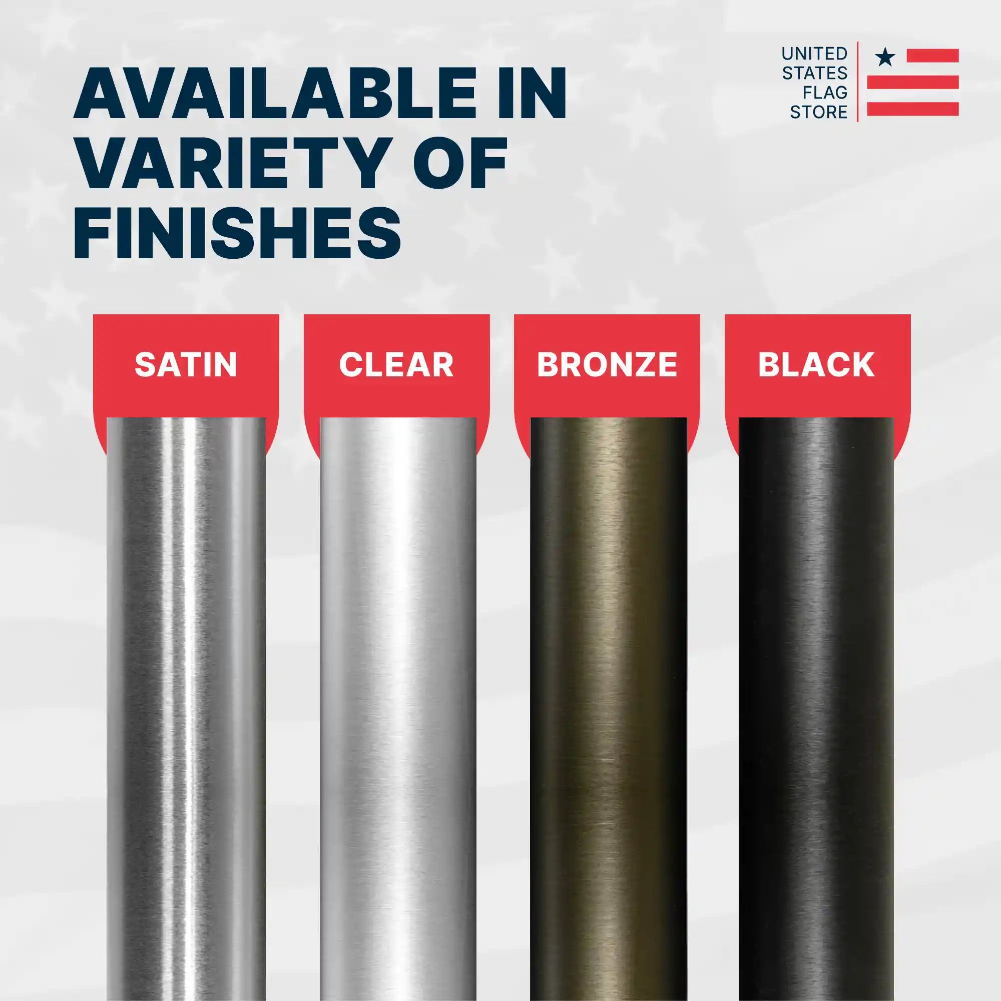 Super Tough 20ft Aluminum Sectional Heavy Duty Residential Flagpole - Satin Finish