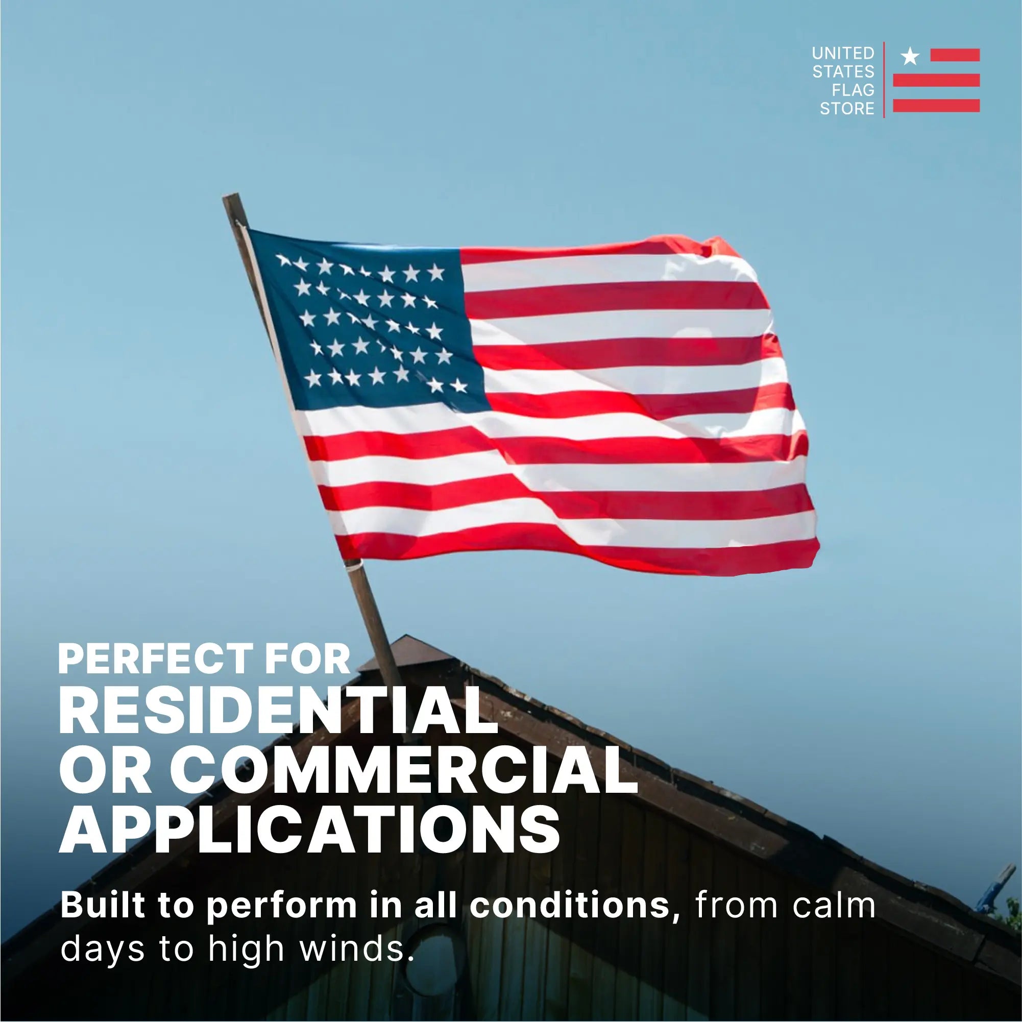 Super Tough 5ft x 8ft Super Knitted Polyester American Flag