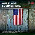 5ft x 8ft Super Tough Knitted Polyester American Flag - US Made
