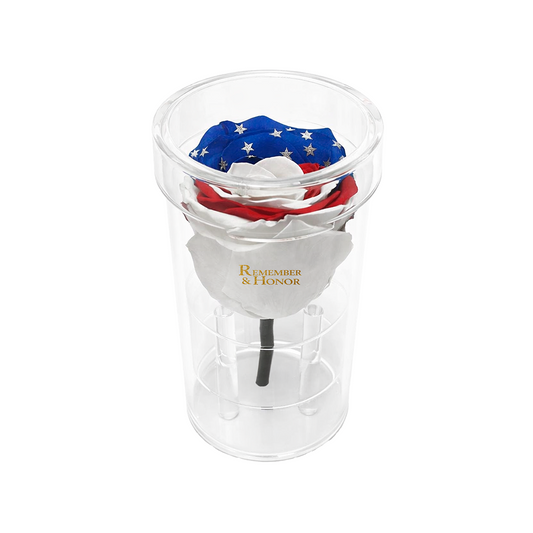 Americana Remember & Honor Forever Rose – 100% Real