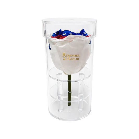Americana Remember & Honor Forever Rose – 100% Real