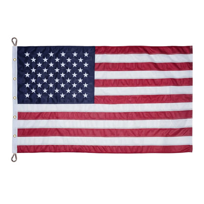 American flag with red, white, and blue colors on a white background