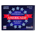 USA 250th Anniversary Betsy Ross Edition 3ft x 5ft Nyl-Glo Flag - With Special Anniversary Box