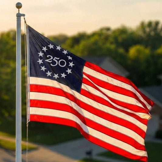 USA 250th Anniversary Betsy Ross Edition 3ft x 5ft Printed Nylon Flag