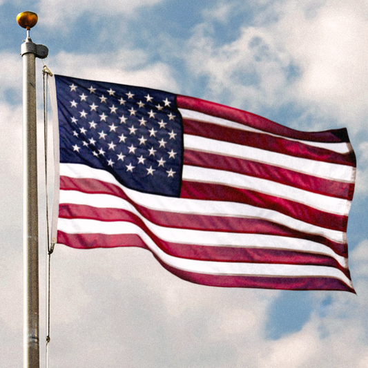 6ft x 10ft Super Tough Knitted Polyester American Flag - US Made