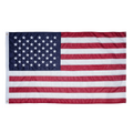 Super Tough Bundle - 25ft Heavy Duty Silver Anodized Aluminum Flagpole And 4x6ft Knitted Polyester American Flag