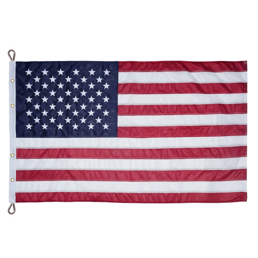 8ft x 12ft Super Tough Knitted Polyester American Flag - US Made