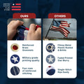 American 3ft x 5ft Flag Super Knit Polyester with Grommets