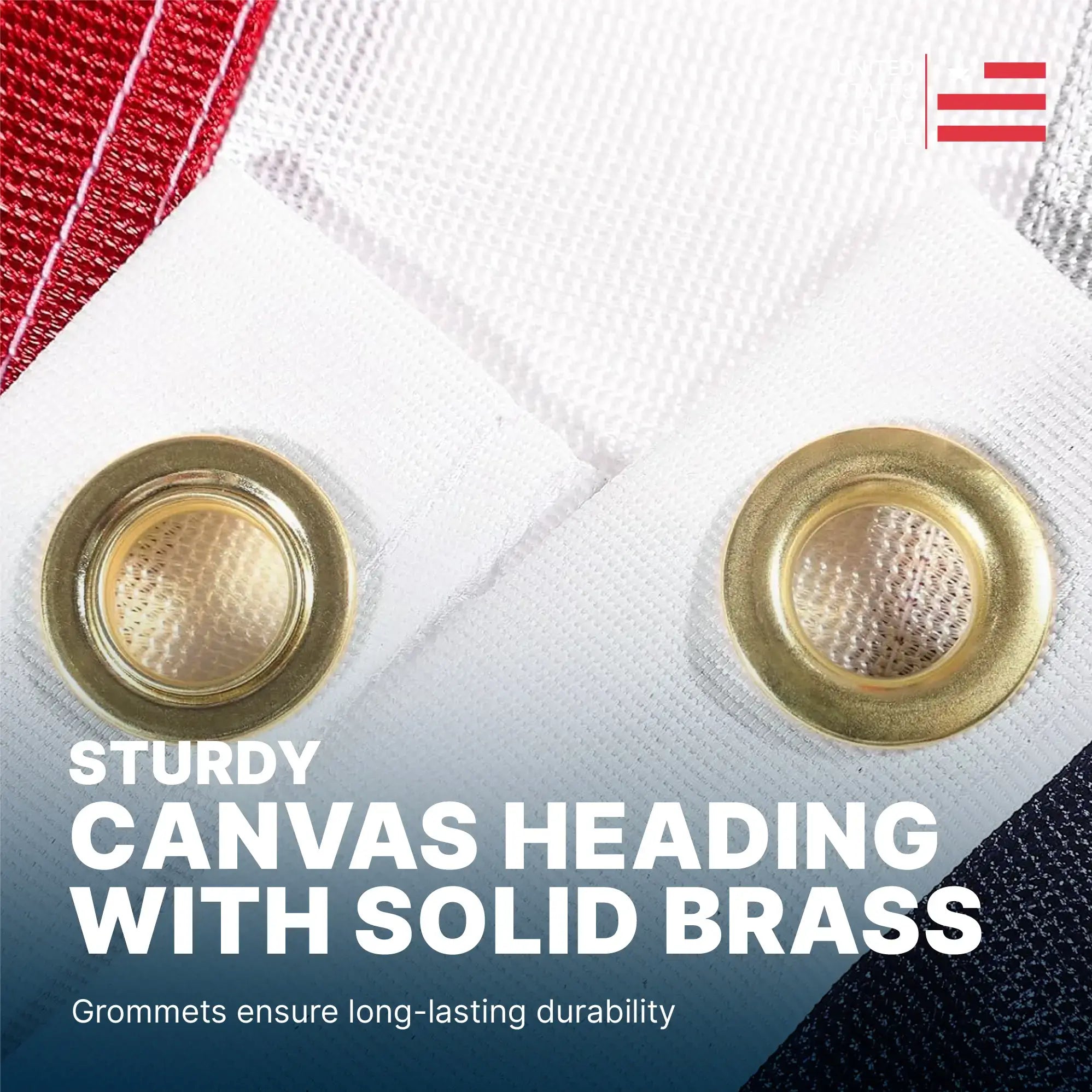 American 3ft x 5ft Flag Super Knit Polyester with Grommets