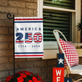 USA 250th Anniversary 12x18" Polyester Garden Flag with White Background