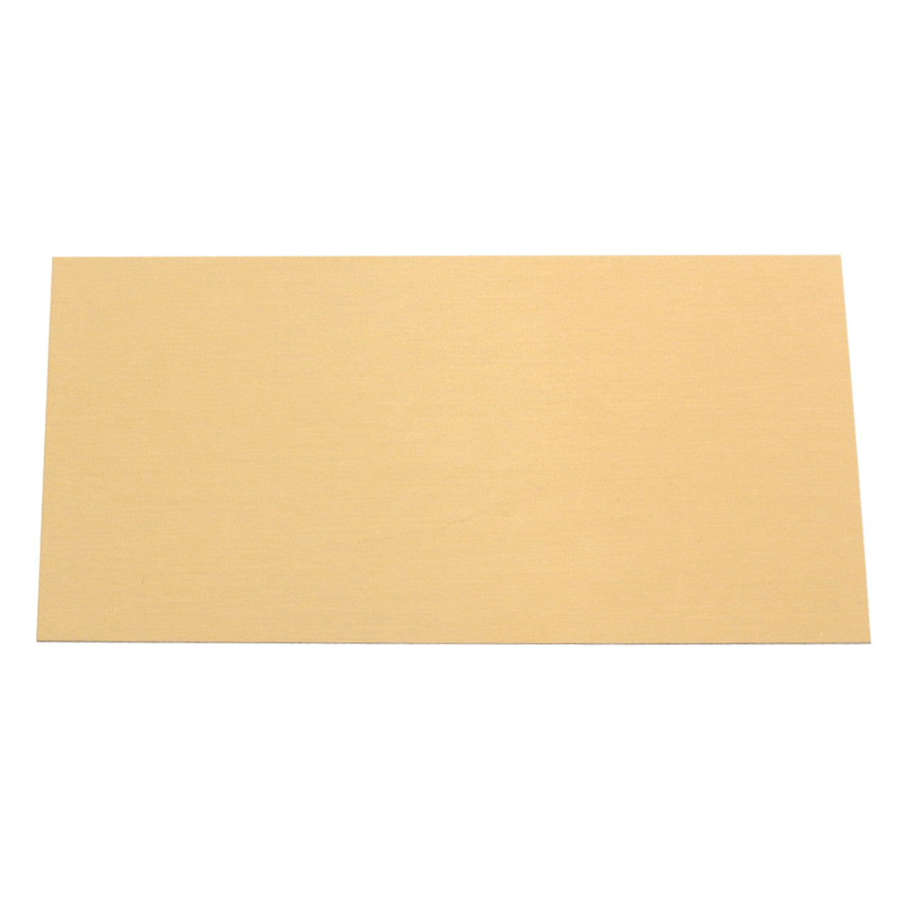 Blank Large Brass Engraving Plate - 3in x 6in