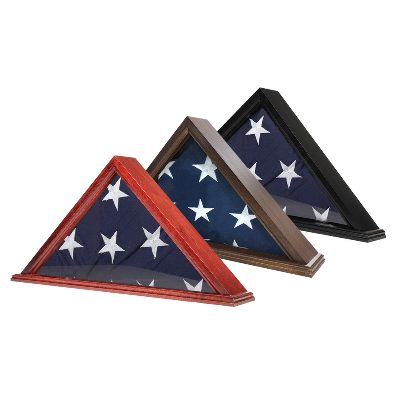 Roosevelt Burial Flag Display Case for 5' x 9.5' Flag