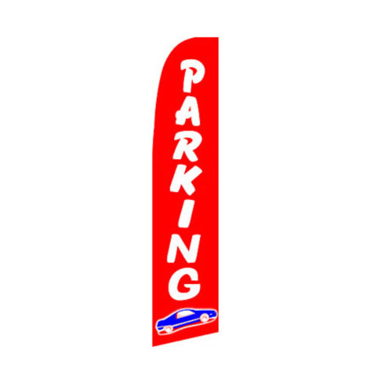 Parking Swooper Flag - 11.5ft x 2.5ft