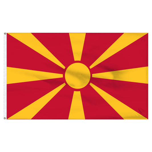Macedonia 4' x 6' Nylon Flag