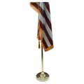 Super Tough 9ft Aluminum Telescoping Residential Flagpole - Gold Finish