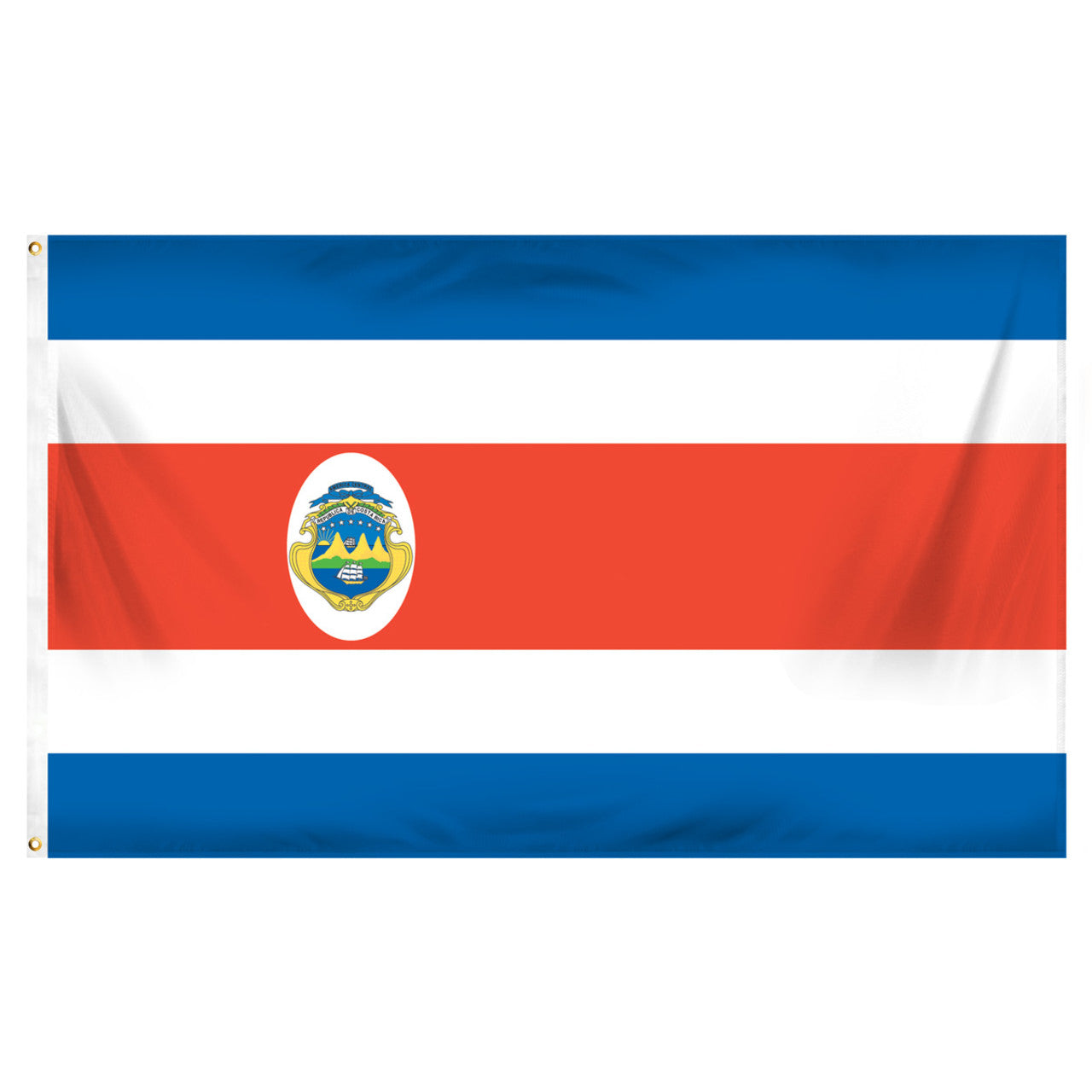 Costa Rica 3' x 5' Poly Flag With Seal