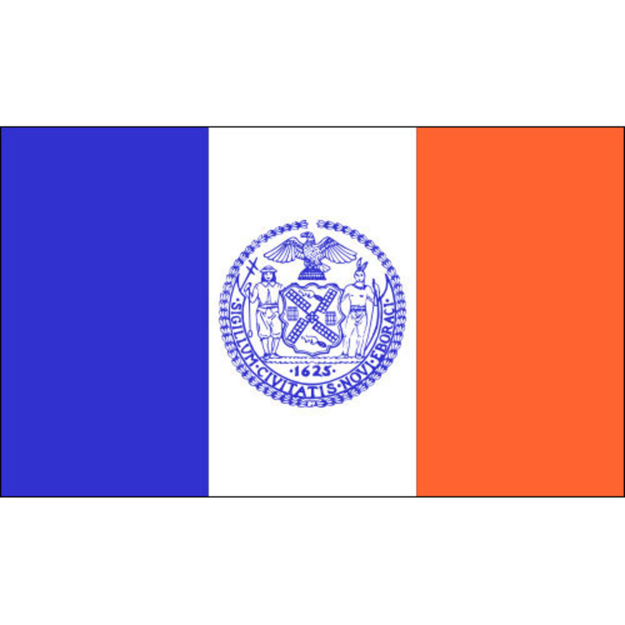 New York City Flag 3ft x 5ft Nylon