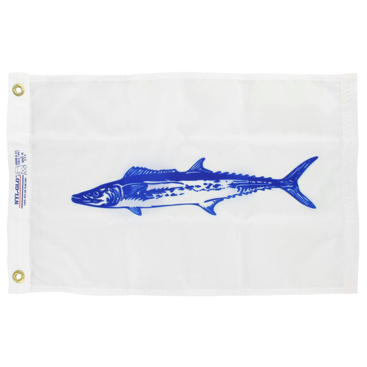 12in x 18in Nylon King Mackerel Flag