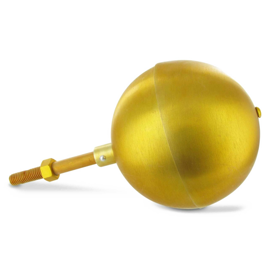 Gold ball flagpole finial