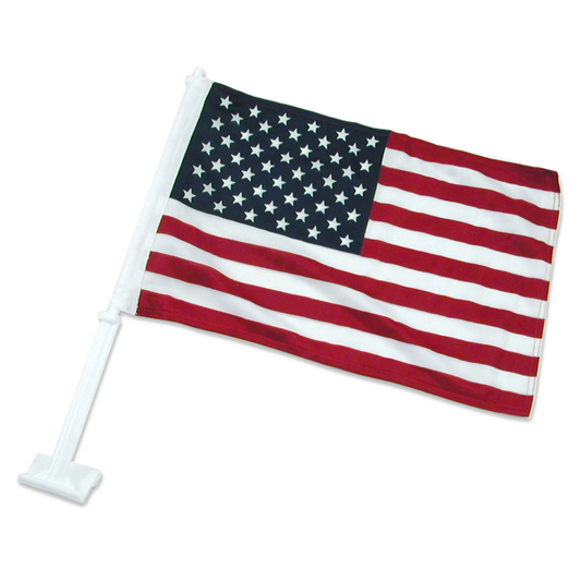 American flag on a white background