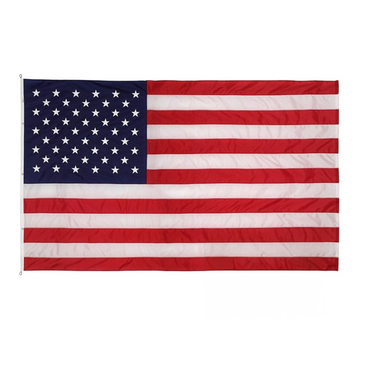 American flag on a white background