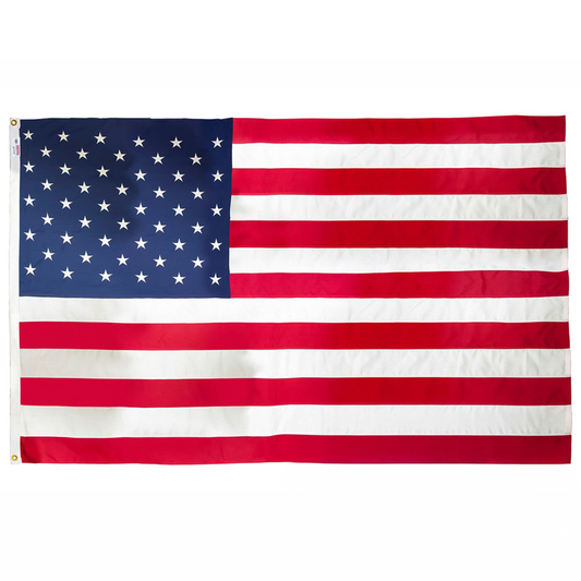 American flag with red, white, and blue colors on a white background
