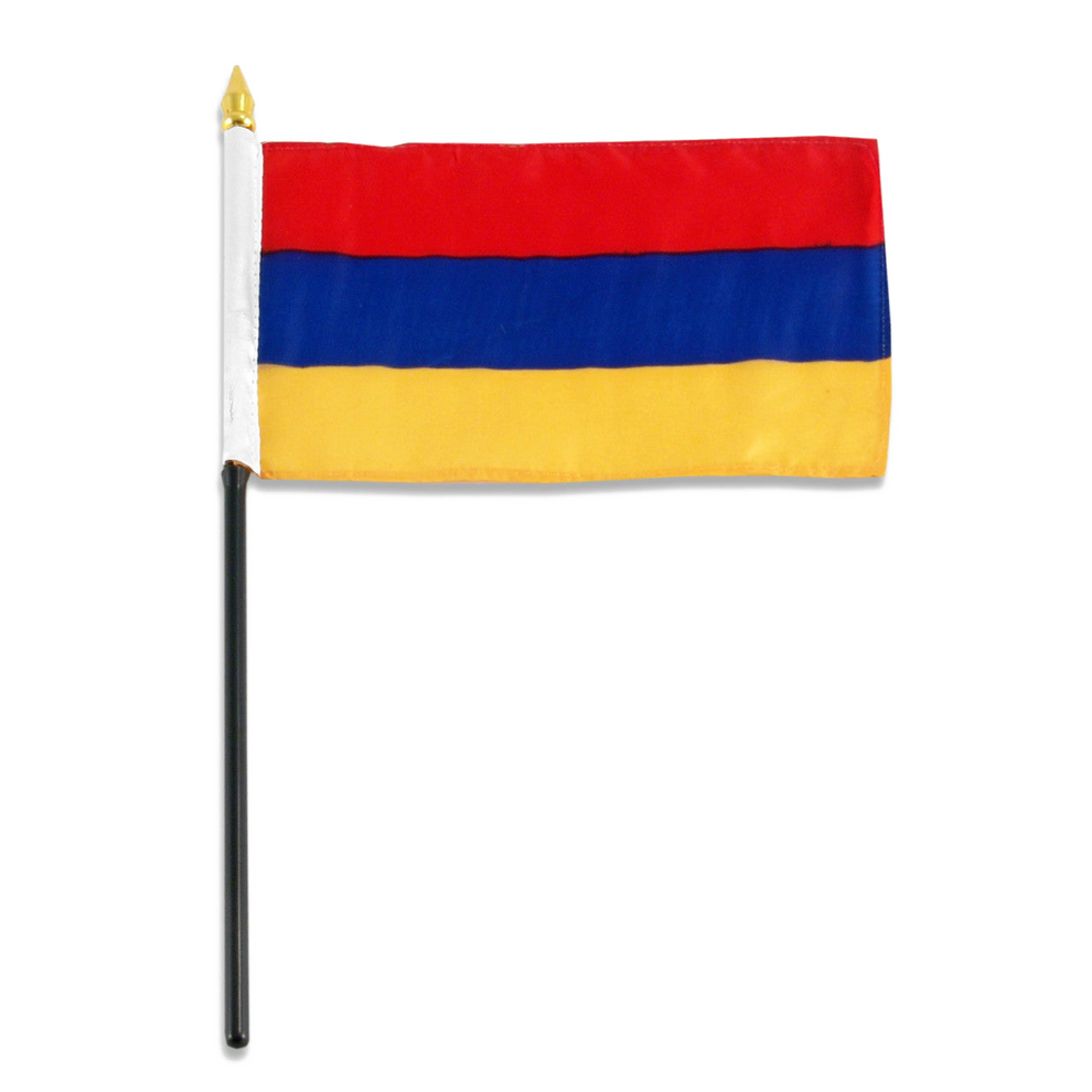 Flag of Armenia on a white background