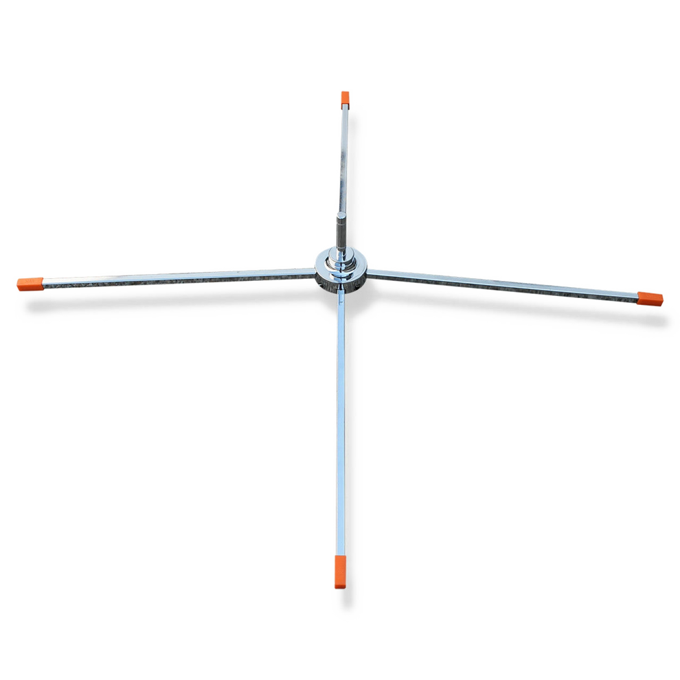 Blade and teardrop flagpole base
