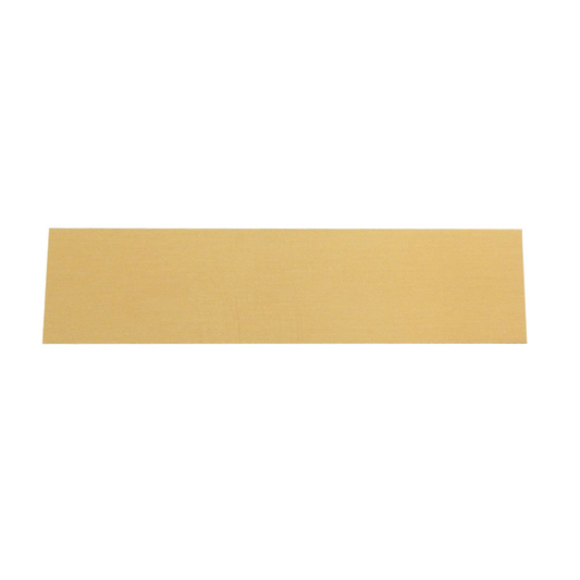 Blank Brass Engraving Plate 1.5in x 5.875in