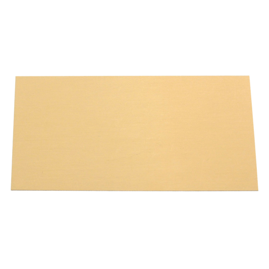 Blank Large Brass Engraving Plate - 3in x 6in