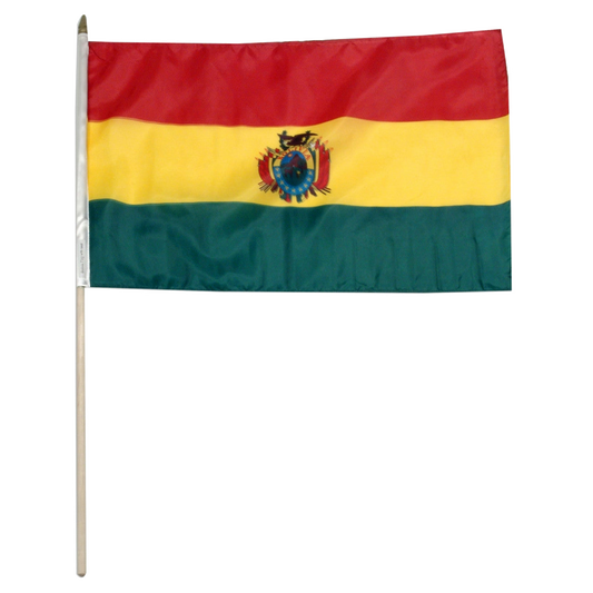 Flag of Bolivia on a white background