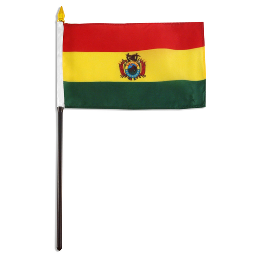 Flag of Bolivia on a white background