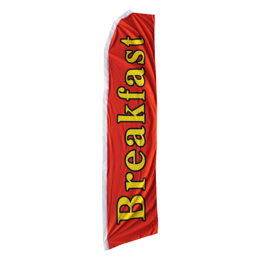 Breakfast Swooper Flag - 11.5ft x 2.5ft