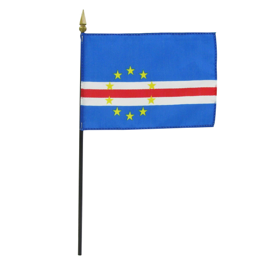 Flag of Cape Verde on a white background