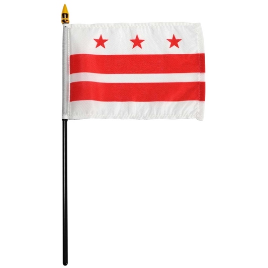 District of Columbia (Washington DC)  flag 4 x 6 inch