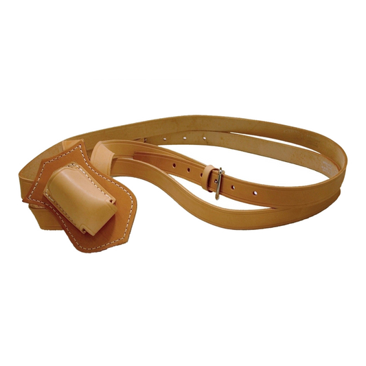 Double Strap Russet Beige Carrying Belt - 15in x 45in