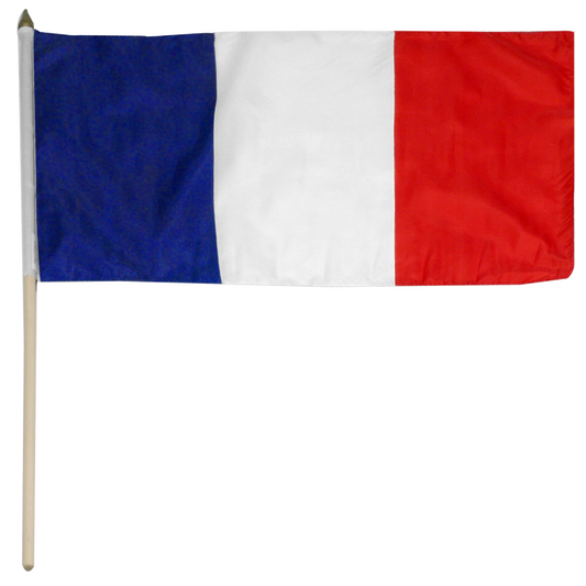 French flag on a white background