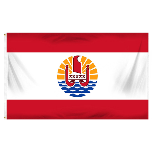 French Polynesia Flag 3ft x 5ft Printed Polyester