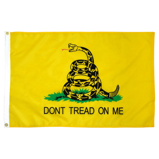 Gadsden Flag 6ft x 10ft Nylon - Dont Tread On Me